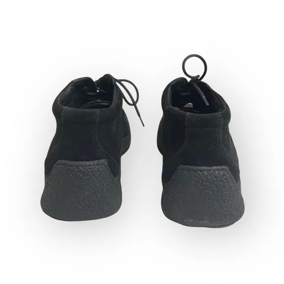 Johnston &amp; Murphy ❁ Suede Lace Up Chukka Ankle Boots Handcrafted Shoe ❁ Black 11