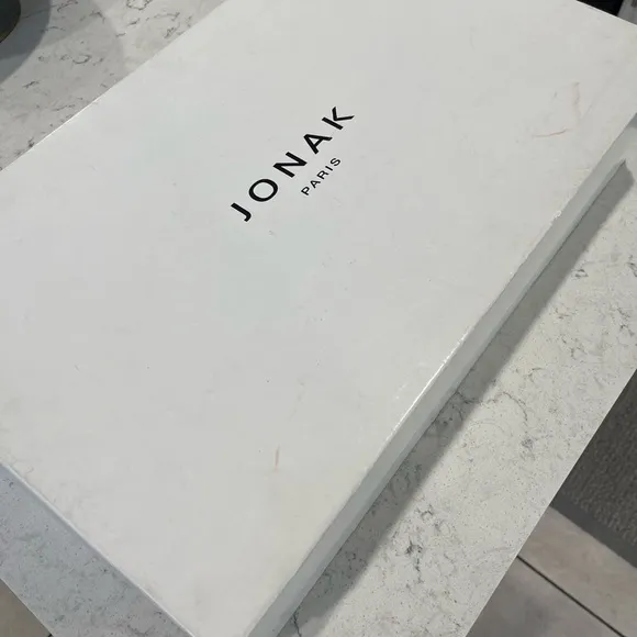 Jonak Paris NIB luxury black leather suede Over the Knee Boots