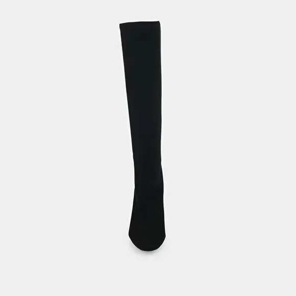 Jonak Paris NIB luxury black leather suede Over the Knee Boots