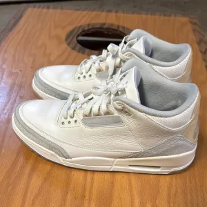 Jordan 3 craft white cream size 12