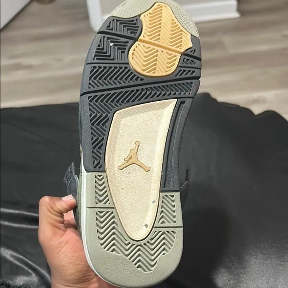 Jordan Kids Sneakers in Olive and Black