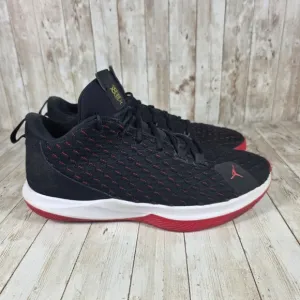 Jordan Low Basketball Shoes Performance Athletic Black Red Mens Size 13