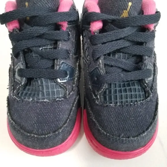 Jordan Pre-School 4 Retro Gt Fashion Sneakers 705345-408 Drk Obsdn Kid's Shoes