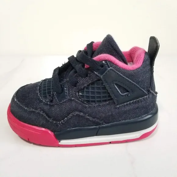 Jordan Pre-School 4 Retro Gt Fashion Sneakers 705345-408 Drk Obsdn Kid's Shoes