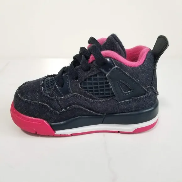 Jordan Pre-School 4 Retro Gt Fashion Sneakers 705345-408 Drk Obsdn Kid's Shoes