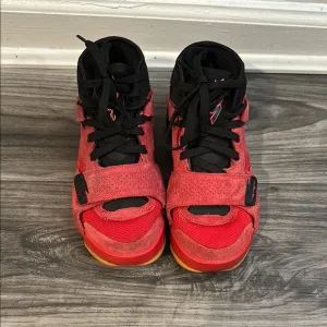 Jordan Zion Red Suede Sneakers