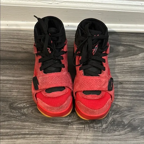 Jordan Zion Red Suede Sneakers