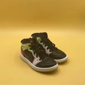 Jordan 1 Mid GS 'Glow in the Dark'