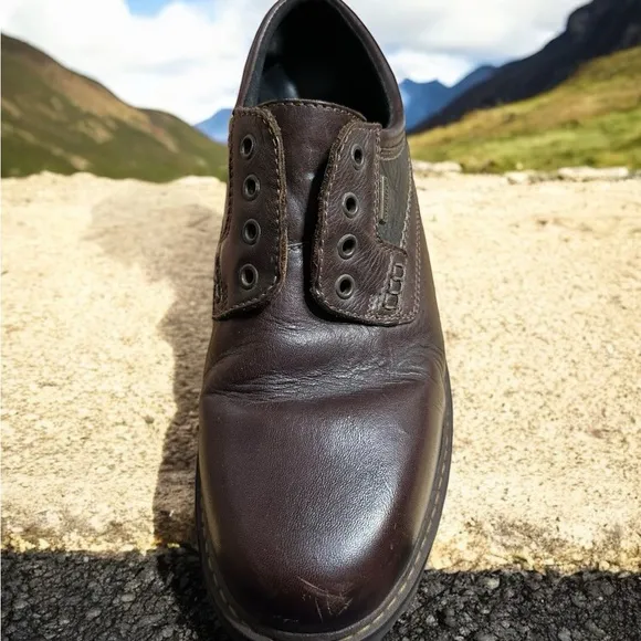 Josef Seibel Brown Leather Oxfords with Sturdy Soles 44 EUR 11 US