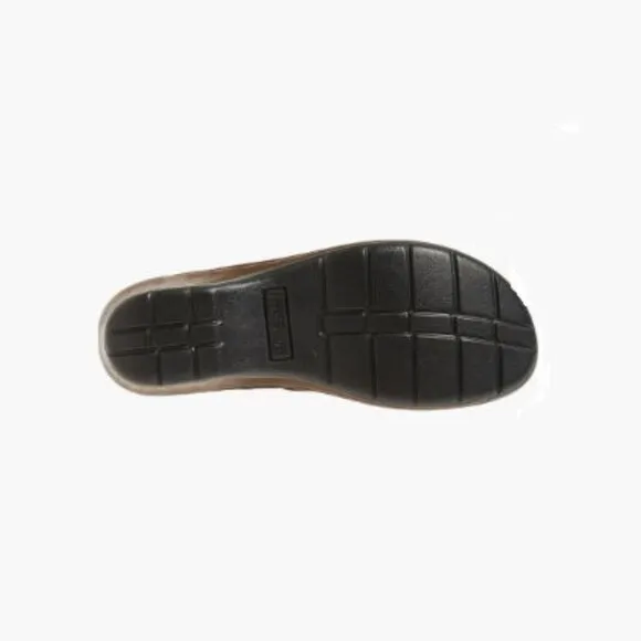 Josef Seibel Carole Clogs Marone Brown Leather Slip On Shoes Size:EU 37 US 6-6.5