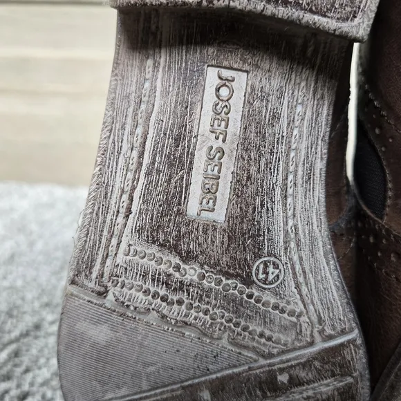 Josef Seibel Sienna 43 Women's Brown Leather Slip-On Shoes NEW EU 41 / US 10