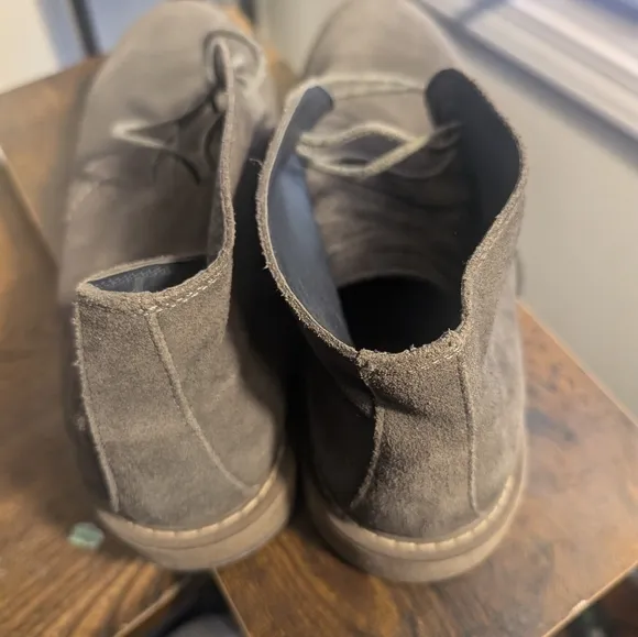 Joseph Abboud Collection Men's Desert Boots Size 10 Suede Gray
