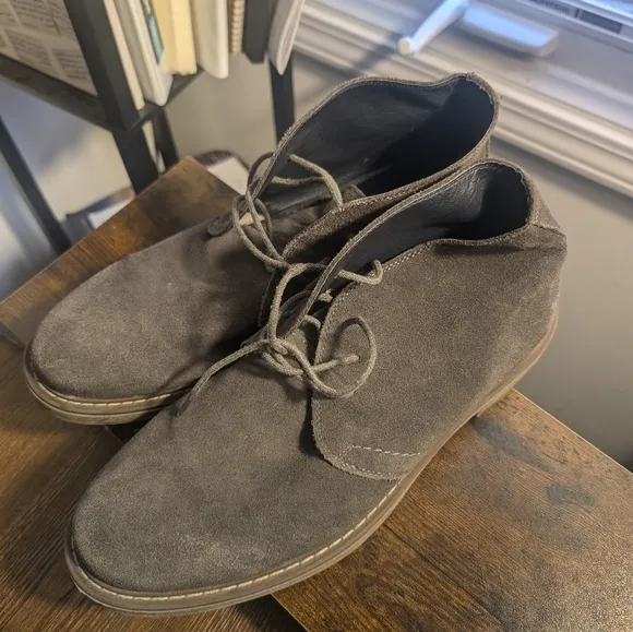 Joseph Abboud Collection Men's Desert Boots Size 10 Suede Gray
