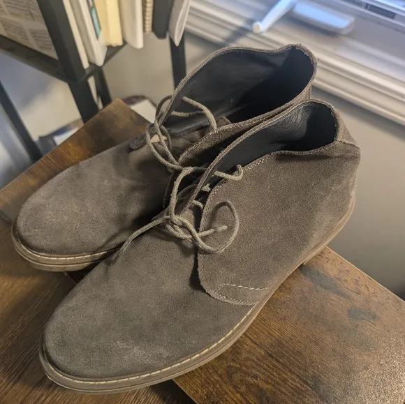 Joseph Abboud Collection Men's Desert Boots Size 10 Suede Gray