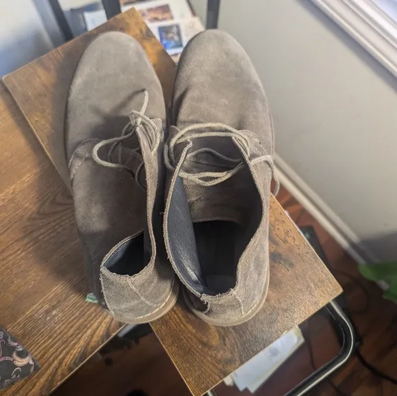 Joseph Abboud Collection Men's Desert Boots Size 10 Suede Gray