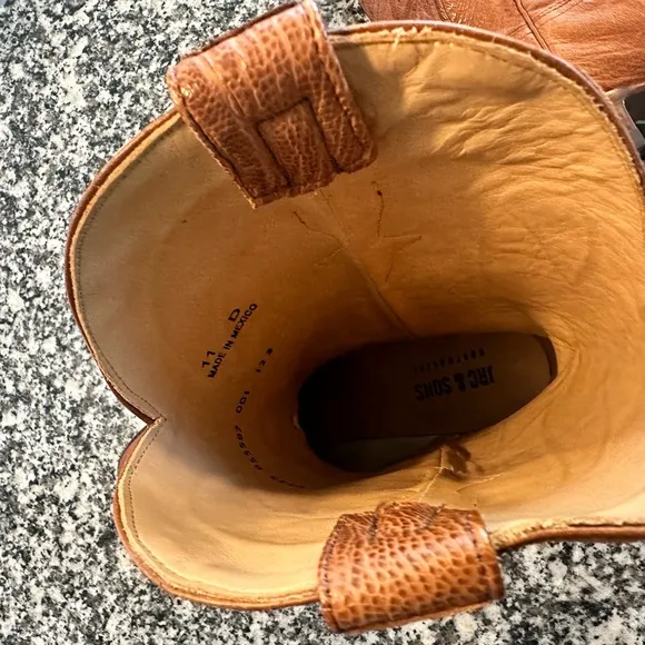 JRC &amp; Sons Brown Leather Cowboy Boots