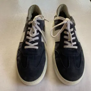 JUNK de LUXE Men’s Navy Suede Leather Sneakers Size 10