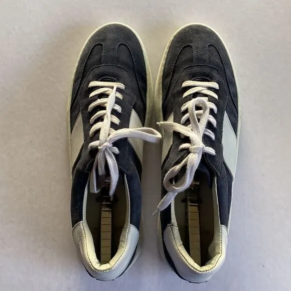 JUNK de LUXE Men’s Navy Suede Leather Sneakers Size 10