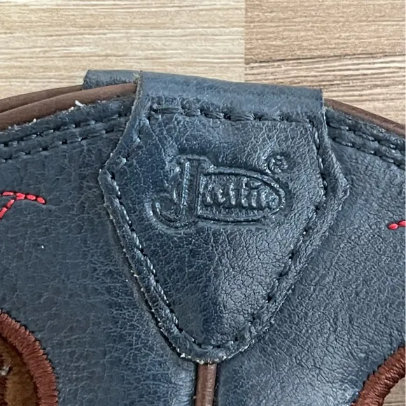 Justin Boots Brown and Blue Leather Boots