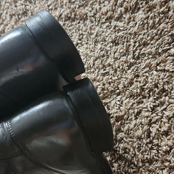 Justin Leather boots size 5.5 Male Dark Gray