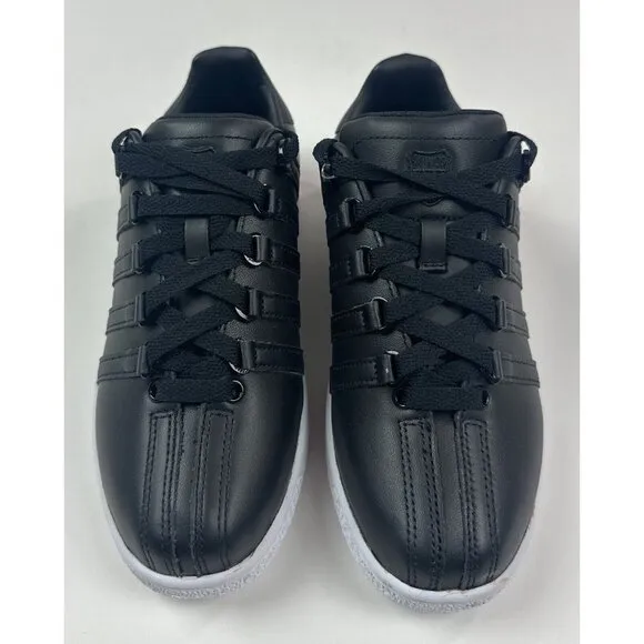 K Swiss Classic VN Womens Black White Low Top Shoes Sneakers 97321-002-M