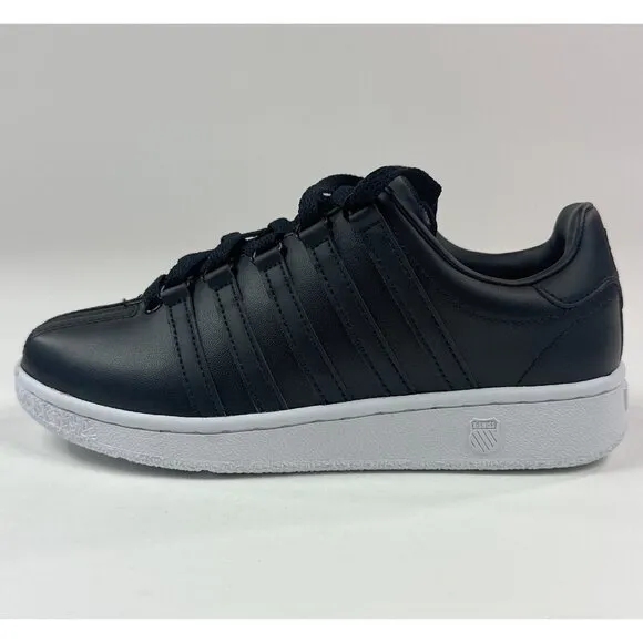 K Swiss Classic VN Womens Black White Low Top Shoes Sneakers 97321-002-M