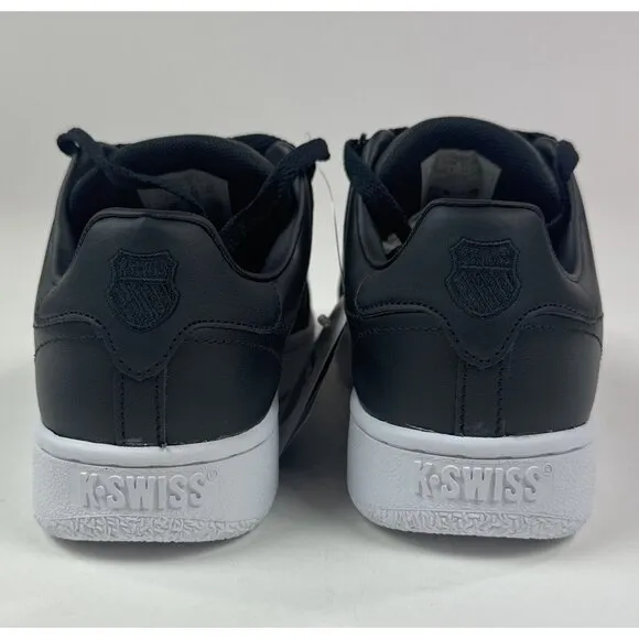 K Swiss Classic VN Womens Black White Low Top Shoes Sneakers 97321-002-M