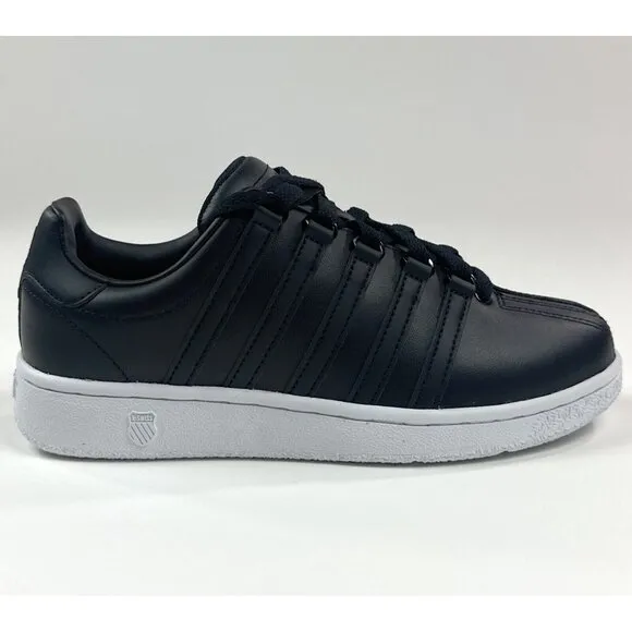 K Swiss Classic VN Womens Black White Low Top Shoes Sneakers 97321-002-M