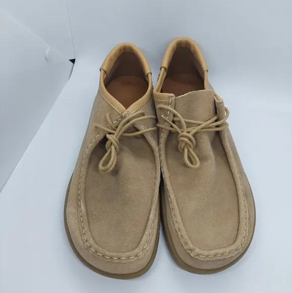 Kalso Darby Men's Yellow Leather Shoes Lace Up Size 11 M Excellent