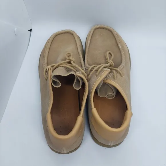Kalso Darby Men's Yellow Leather Shoes Lace Up Size 11 M Excellent
