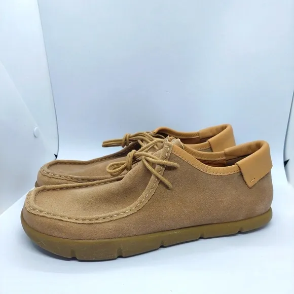 Kalso Darby Men's Yellow Leather Shoes Lace Up Size 11 M Excellent
