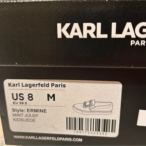 Karl Lagerfeld Kidsuede sneakers with Rhinestones