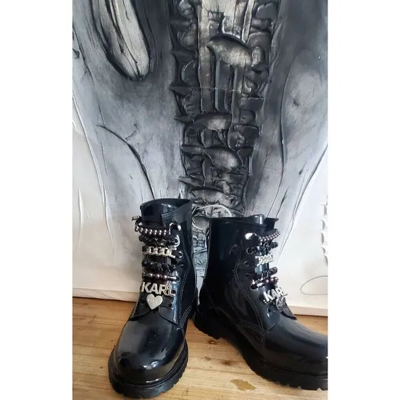 Karl Lagerfeld boots size 6