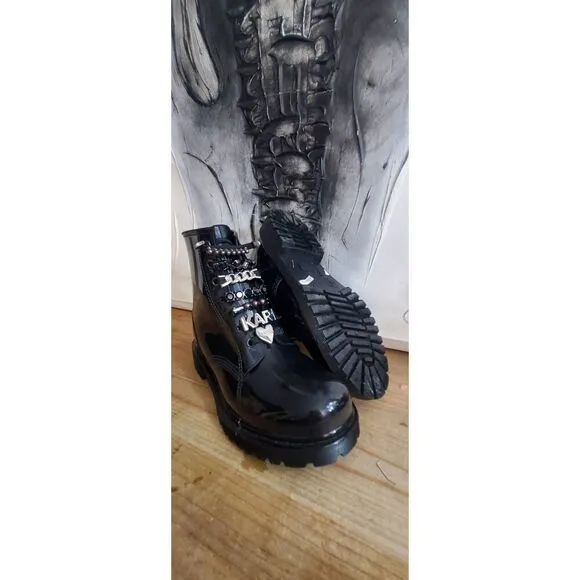 Karl Lagerfeld boots size 6