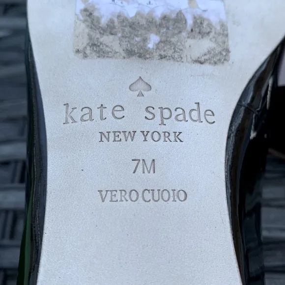 Kate spade NEW YORK Nadia Black Patent Leather Flats