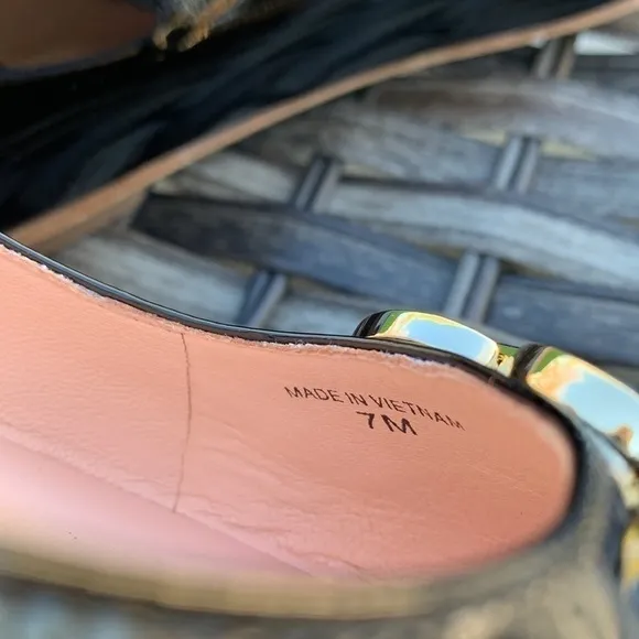 Kate spade NEW YORK Nadia Black Patent Leather Flats