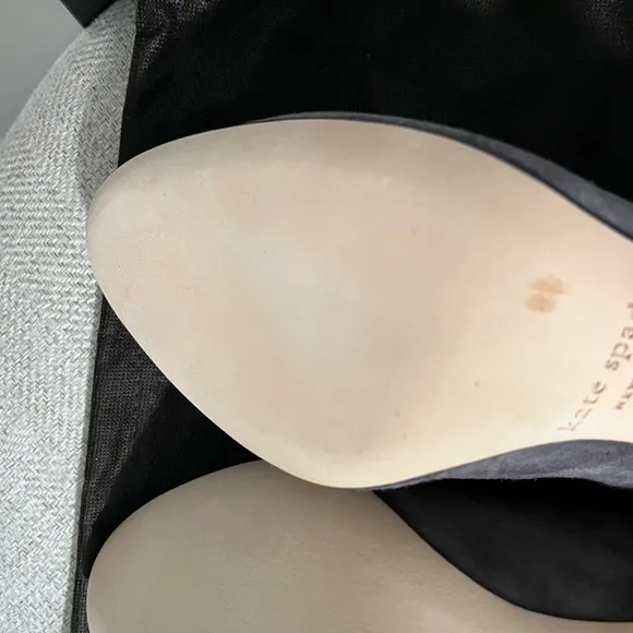KATE SPADE NEW YORK ‘NETTA’ NIB AUTHENTIC LONDON GREY/SUEDE ANKLE BOOTS.