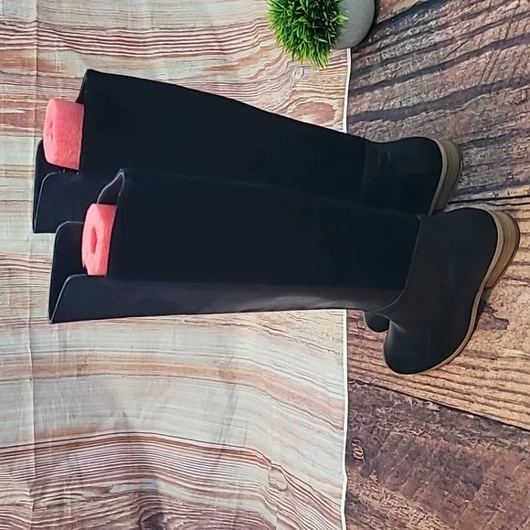 Kate Spade Saturday Leather and Suede Riding Boots sz 6.5