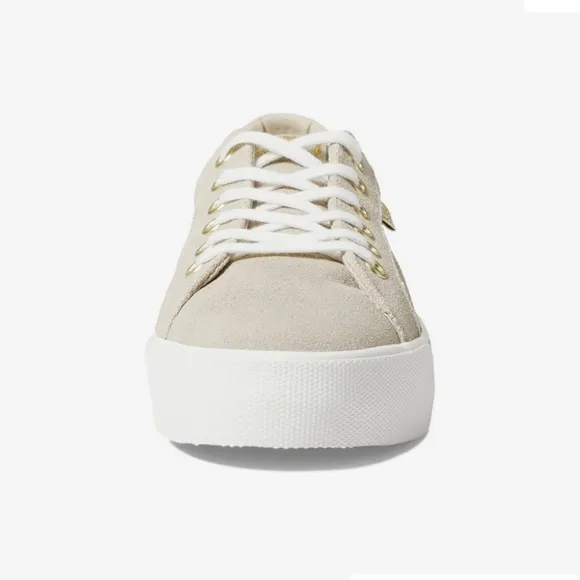 Keds Jump Kick Duo  Women’s Suede Perforated Beige Sneakers Size 7 NWT