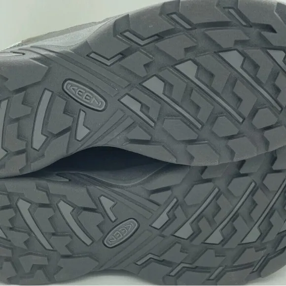 Keen Black and Gray Athletic Shoes with Rugged Design