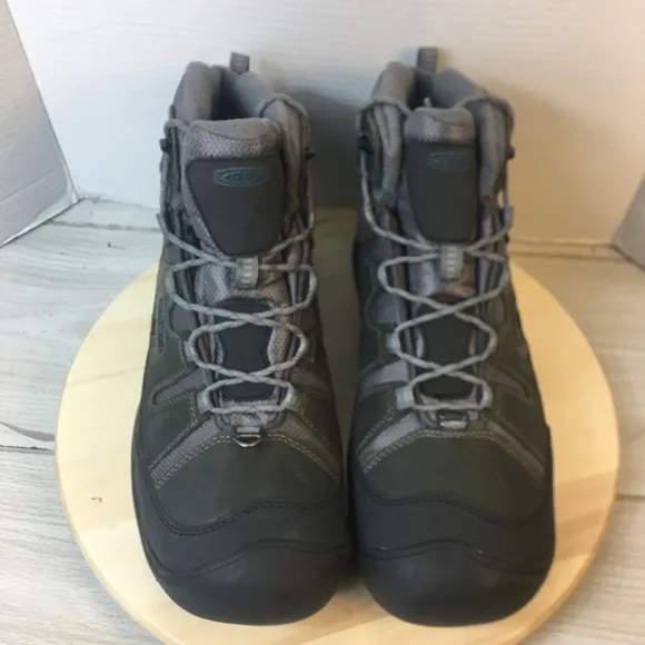 Keen Circadia Mid Waterproof Hiking Mens Boots 1026761 Gray Size 15
