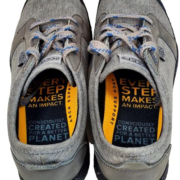 Keen Men Howser Canvas Low Height Casual Comfy Durable Lace Up Sneaker Size 9