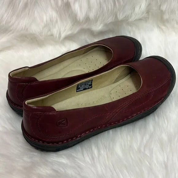 Keen Merlot Ballerina Slip On Shoes SIZE 9.5 BIN 16
