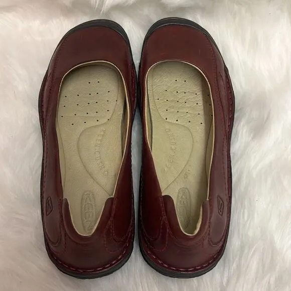 Keen Merlot Ballerina Slip On Shoes SIZE 9.5 BIN 16