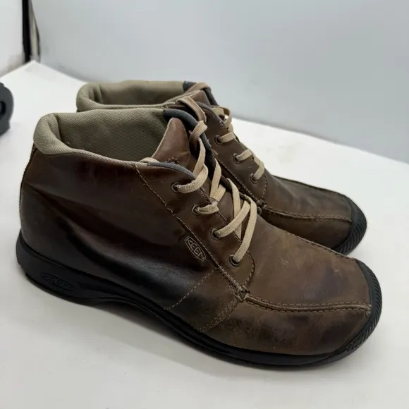 Keen Reisen Chukka Mens 13 Ankle Boots Shoes Leather Lace Casual Y2K Chukka Boot