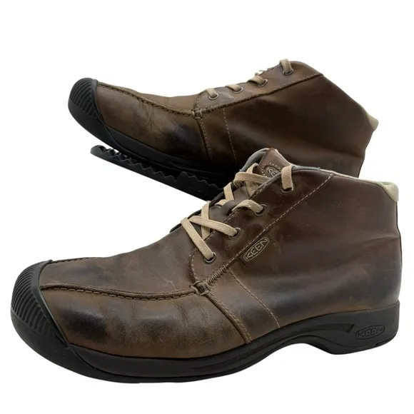 Keen Reisen Chukka Mens 13 Ankle Boots Shoes Leather Lace Casual Y2K Chukka Boot