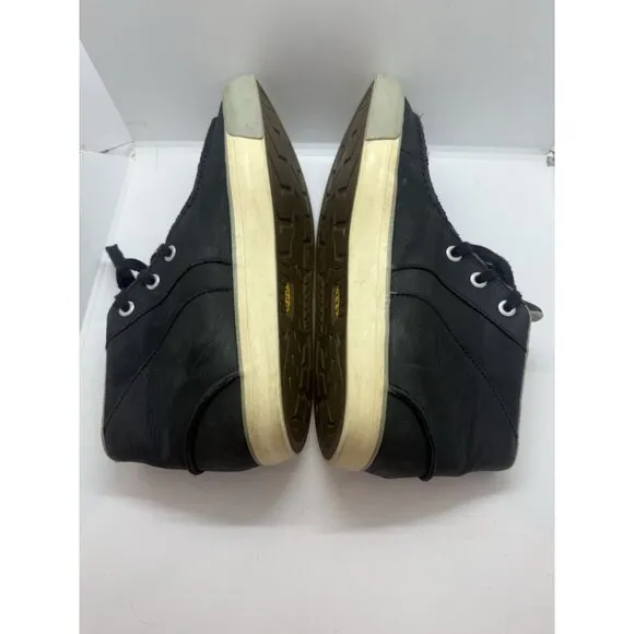 Keen Timmons Chukka Boots Men's Sz 11 Black Soft Leather Lace Up Moc Toe 1002828