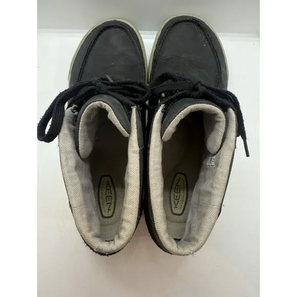 Keen Timmons Chukka Boots Men's Sz 11 Black Soft Leather Lace Up Moc Toe 1002828
