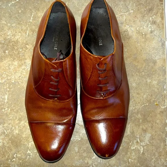 Kenneth Cole Command chief, 12 medium leather cognac, shoes