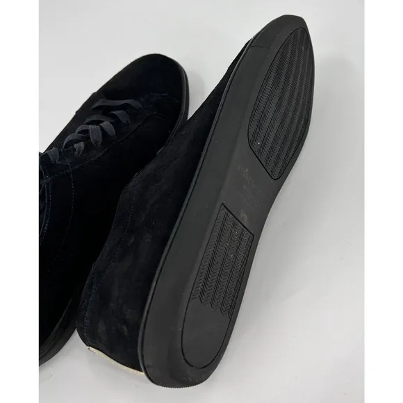 Kenneth Cole Kam Blue Suede Leather Lace Up Sneakers Shoe Round Toe Men's 10
